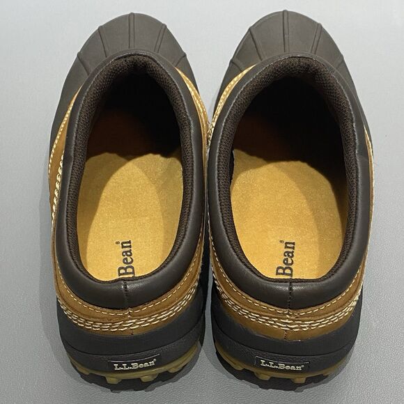 LL Bean Duck Shoes Clogs Slip-On Men’s 11 M Nubuck Leather Waterproof